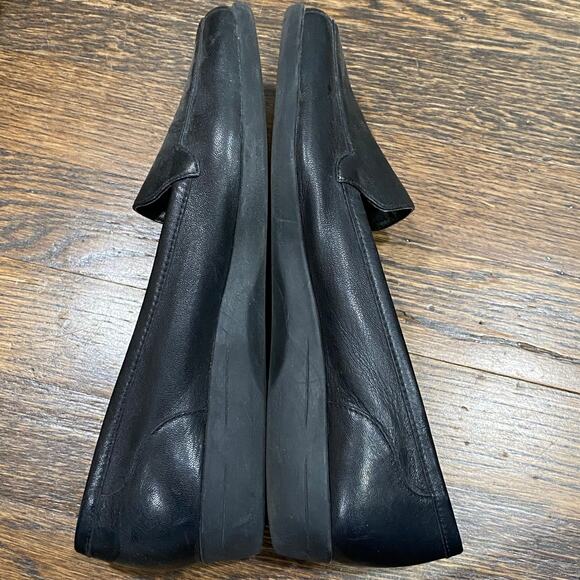 Easy Spirit Anti-Gravity Black Leather Loafers Size 7.5 AA Rubber Sole Shoes - Picture 6 of 13